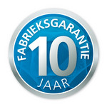 10 jaar fabrieksgarantie